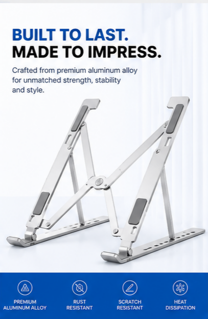 DROPLANCE™ AeroStand Pro | Adjustable Aluminum Stand