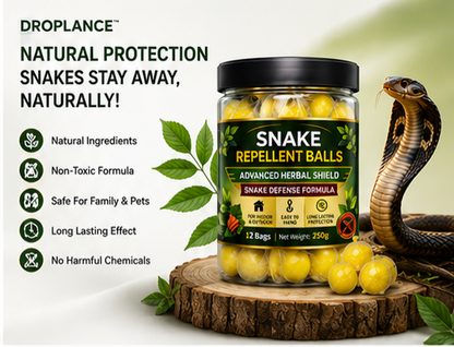 DROPLANCE™ SnakeGuard Pro | 36 Large Long-Lasting Herbal Shield Balls