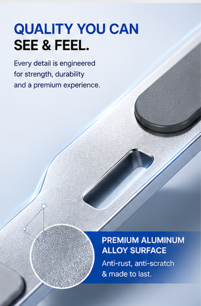 DROPLANCE™ AeroStand Pro | Adjustable Aluminum Stand