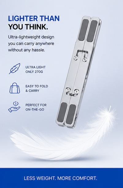 DROPLANCE™ AeroStand Pro | Adjustable Aluminum Stand