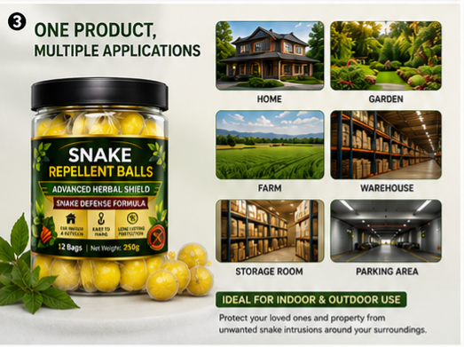 DROPLANCE™ SnakeGuard Pro | 36 Large Long-Lasting Herbal Shield Balls