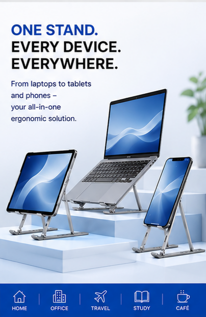 DROPLANCE™ AeroStand Pro | Adjustable Aluminum Stand