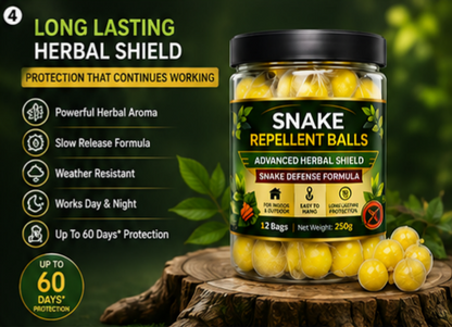 DROPLANCE™ SnakeGuard Pro | 36 Large Long-Lasting Herbal Shield Balls