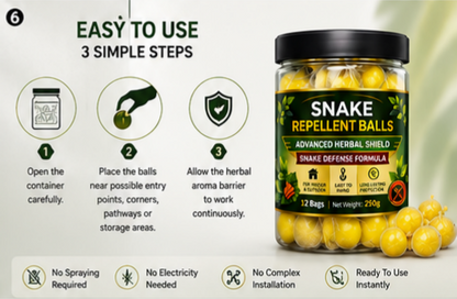 DROPLANCE™ SnakeGuard Pro | 36 Large Long-Lasting Herbal Shield Balls