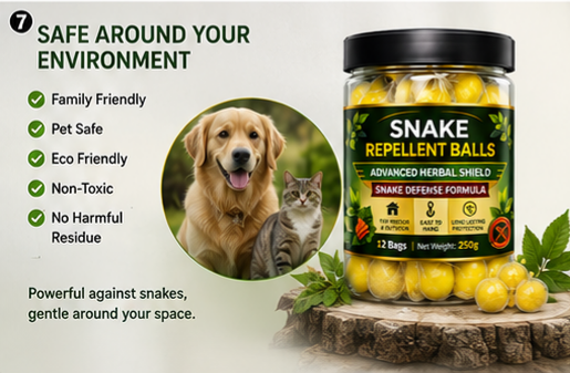 DROPLANCE™ SnakeGuard Pro | 36 Large Long-Lasting Herbal Shield Balls