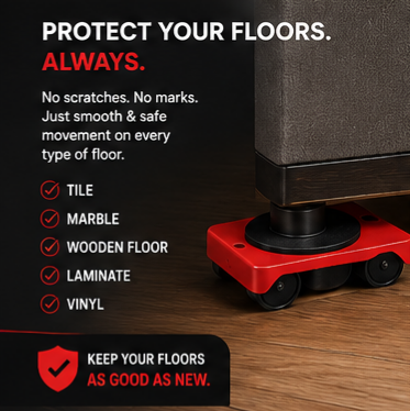 Droplance™ HeavyLift Pro Furniture Lifter & Moving Tool Set