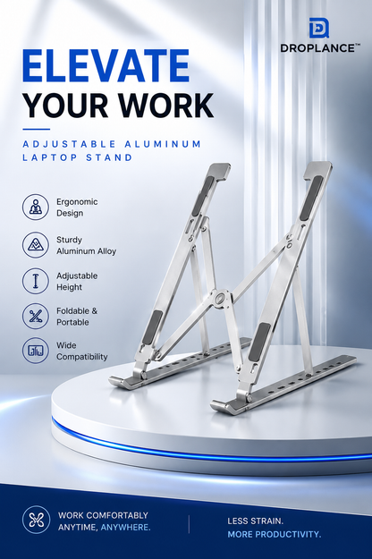 DROPLANCE™ AeroStand Pro | Adjustable Aluminum Stand